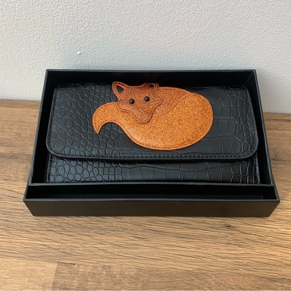 Tatty Devine Handbags - Golden Copper Fox Jewellery Holder Roll Tatty Devine New Boxed Sparkle Glitter